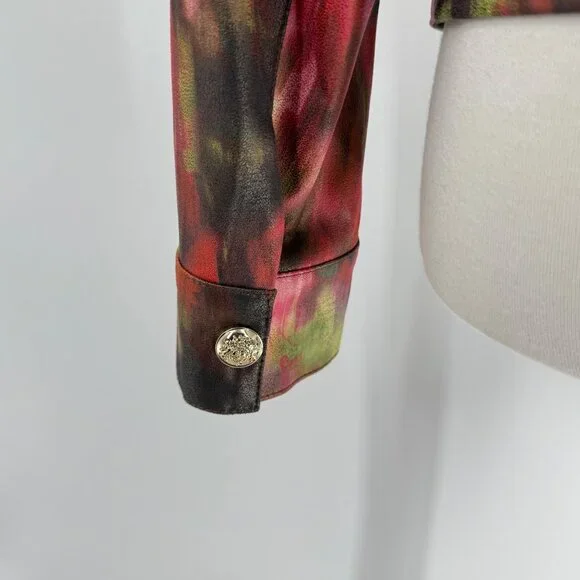 Insight New York Womens Vegan Leather Moto Jacket Size 8 - Picture 7 of 11